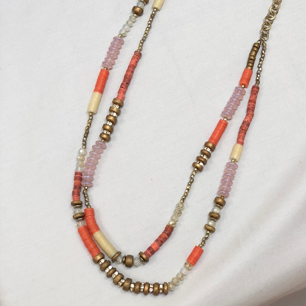 SUMMER CLEARANCE Loft Coral Necklace